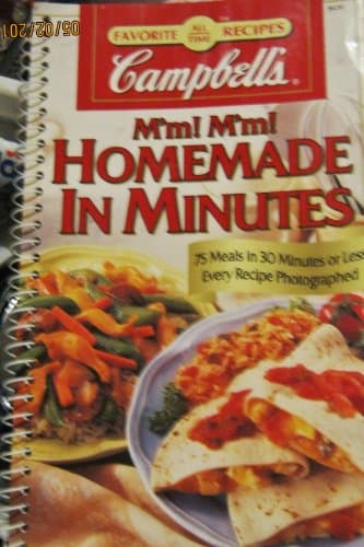 Book cover for M'm! M'm! Homemade In Minutes by Campbell's