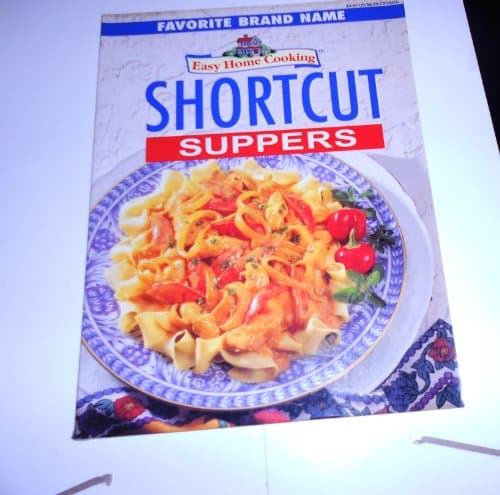 Book cover for Shortcut Suppers by Easy Home Cooking