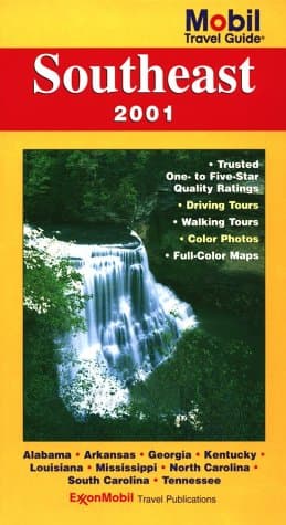 Book cover for Mobil Travel Guide 2001 Southeast: Alabama, Arkansas, Georgia, Kentucky, Louisiana, Mississippi, North Carolina, South Carolina, Tennessee (MOBIL TRAVEL GUIDE COASTAL SOUTHEAST (GA, NC, SC)) by Consumer Guide