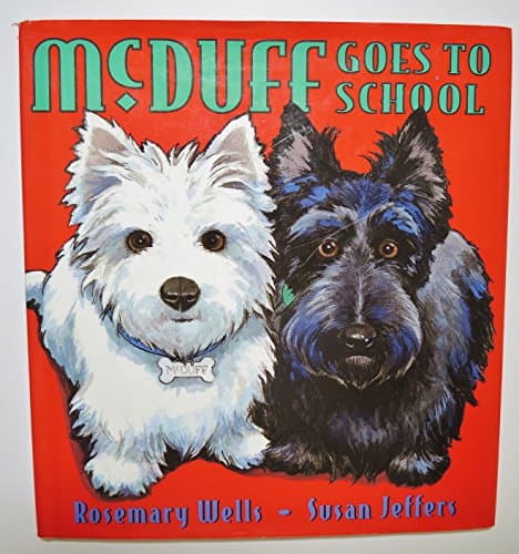 Book cover for McDuff Goes to School by Wells, Rosemary
