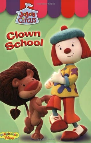 Book cover for Jojo's Circus Clown School by Disney Books