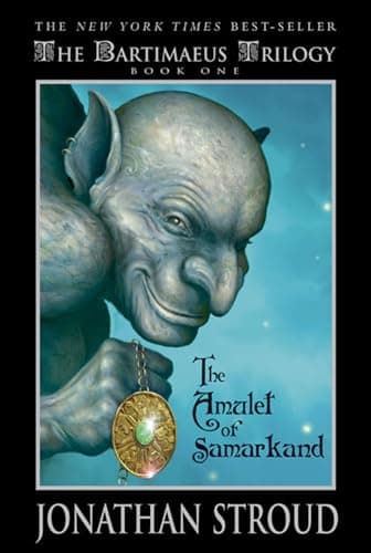 Book cover for The Amulet of Samarkand (The Bartimaeus Trilogy, Book 1) by Stroud, Jonathan