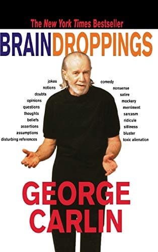 Book cover for Brain Droppings by Carlin, George