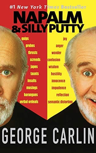 Book cover for Napalm & Silly Putty by Carlin, George