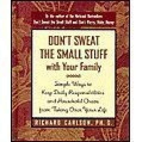 Book cover for Don't Sweat the Small Stuff With Your Family by richard-carlson