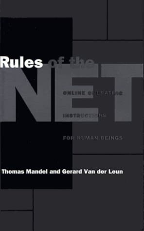 Book cover for Rules of the Net: Online Operating Instructions for Human Beings by Van der Leun, Gerard