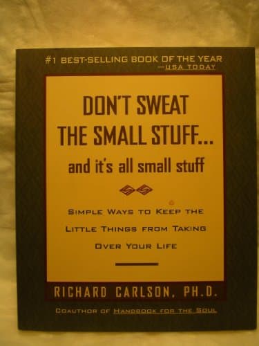 Book cover for Don't Sweat the Small Stuff by Carlson, Richard