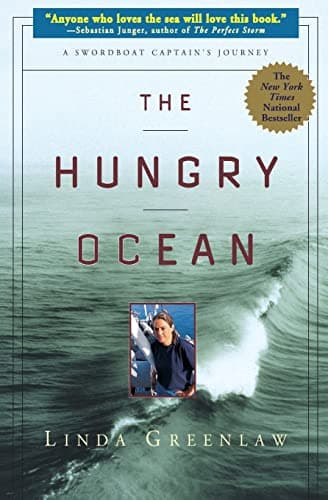 Book cover for The Hungry Ocean: A Swordboat Captain's Journey by Greenlaw, Linda