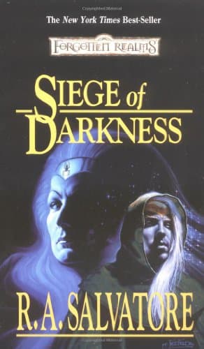 Book cover for Siege of Darkness (Forgotten Realms: Legacy of the Drow, Book 3) by Salvatore, R.A.
