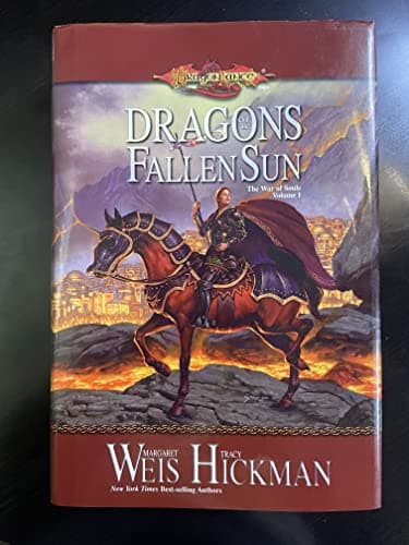 Book cover for Dragons of a Fallen Sun (Dragonlance: The War of Souls, Volume I) by Weis, Margaret