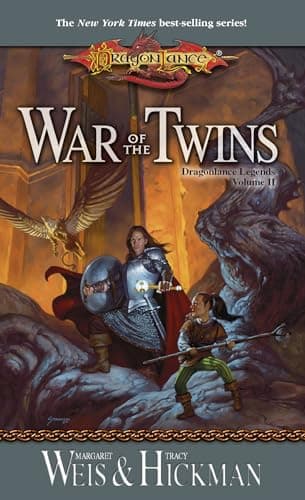 Book cover for War of the Twins (Dragonlance Legends, Vol. 2) by Weis, Margaret