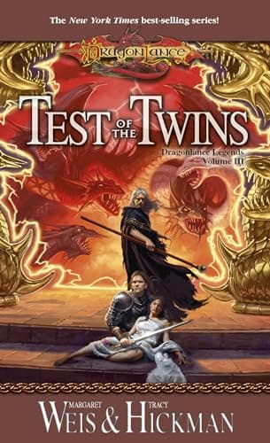 Book cover for Test of the Twins (Dragonlance Legends, Vol. 3) by Hickman, Tracy
