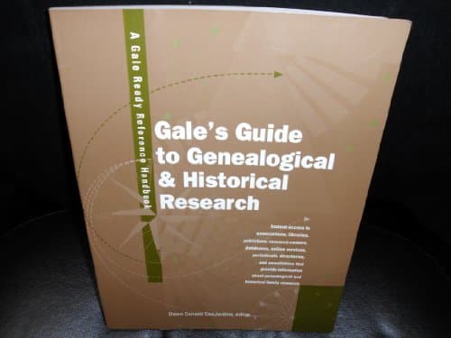 Book cover for Gale's Guide to Genealogical & Historical Research: A Gale Ready Reference Handbook by Desjardins, Dawn Conzett