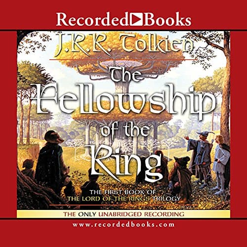 Book cover for The Fellowship of the Ring (The Lord of the Rings, Book 1) (Lord of the Rings, 1) by J.R.R. Tolkien