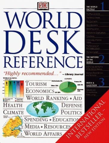 Book cover for World Desk Reference by DK Publishing