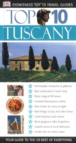 Book cover for Eyewitness Top 10 Travel Guide to Tuscany (Eyewitness Travel Top 10) by Bramblett, Reid