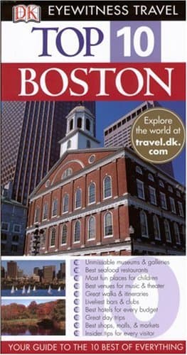 Book cover for Boston (Eyewitness Top 10 Travel Guides) by Harris, Patricia