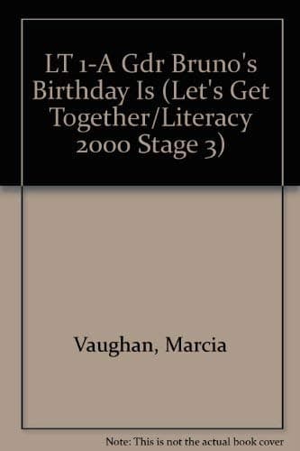 Book cover for Bruno's birthday (Literacy tree) by Vaughan, Marcia K