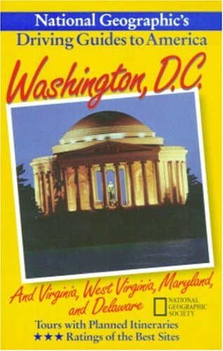 Book cover for National Geographic Driving Guide to america, Washington DC by National Geographic Society
