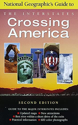 Book cover for Crossing America by National Geographic Society