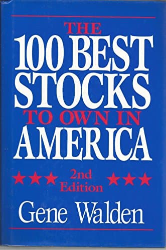 Book cover for The 100 Best Stocks to Own in America by Gene Walden