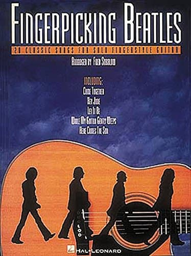 Book cover for Fingerpicking Beatles by Fred Sokolow