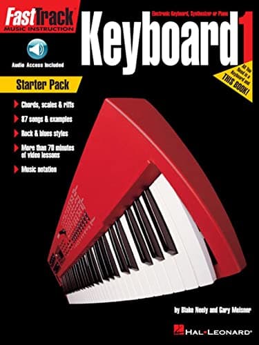 Book cover for FastTrack Keyboard Method - Book 1 (Book/Online Audio) by Neely, Blake