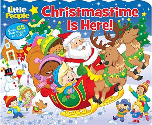 Book cover for Fisher-Price Little People: Christmastime Is Here! (Fisher Price Lift-the-Flap) by Froeb, Lori C.