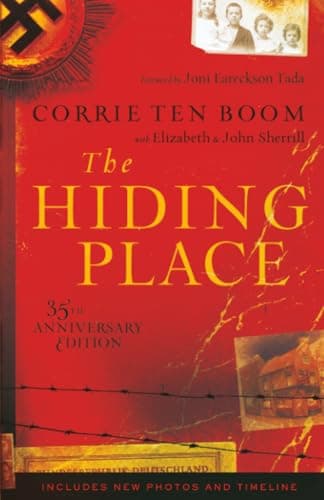 Book cover for The Hiding Place by Corrie Ten Boom