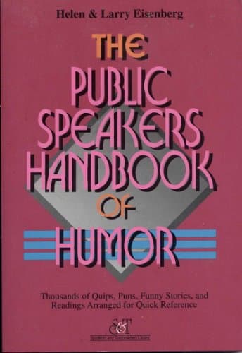 Book cover for Public Speaker's Handbook of Humor by Eisenberg, L. M.