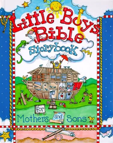 Book cover for Little Boys Bible Storybook for Mothers and Sons by Larsen, Carolyn
