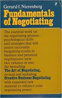 Book cover for The Fundamentals of Negotiating by Nierenberg, Gerard I.