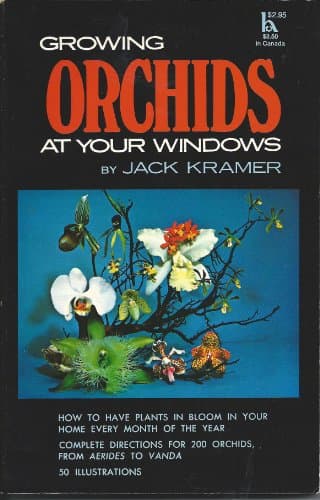 Book cover for Growing Orchids at Your Windows by Jack Kramer