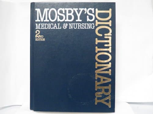 Book cover for Mosby's Medical & Nursing Dictionary by Kenneth Anderson, Walter D. Glanze