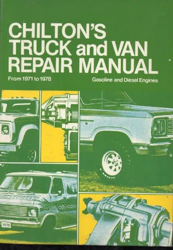 Book cover for Chilton's Truck and Van Repair Manual, 1971-1978: Gasoline and diesel engines from 1971 through 1978 by Chilton