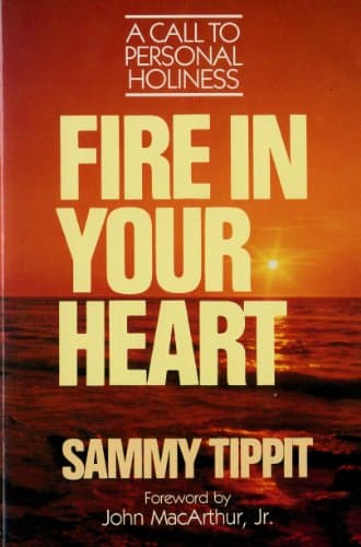 Book cover for Fire in Your Heart: A Call to Personal Holiness by Sammy Tippit