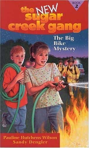 Book cover for The Big Bike Mystery (New Sugar Creek Gang Books) by Hutchens Wilson, Pauline