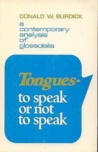 Book cover for Tongues: To Speak or Not to Speak by Donald W. Burdick