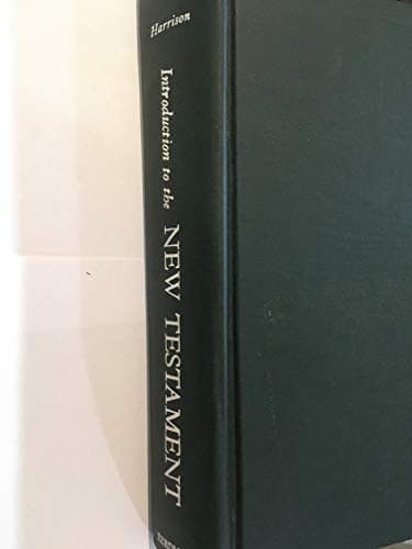 Book cover for Introduction to the New Testament by Harrison, Everett F.
