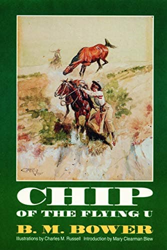 Book cover for Chip of the Flying U by B. M. Bower