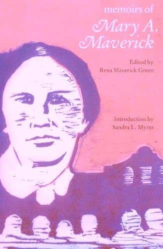 Book cover for Memoirs of Mary A. Maverick by Mary A. Maverick