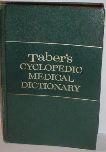 Book cover for Taber's Cyclopedic Medical Dictionary. by Clayton L. Thomas