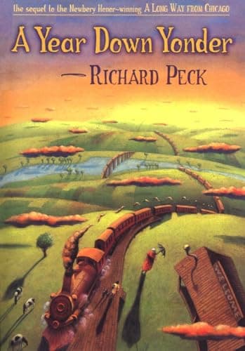 Book cover for A Year Down Yonder by Peck, Richard
