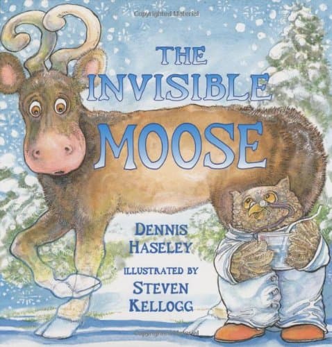 Book cover for The Invisible Moose by Haseley, Dennis