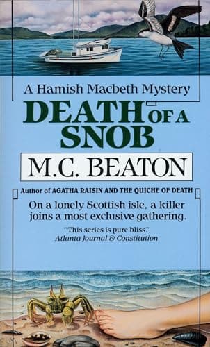 Book cover for Death of a Snob (Hamish Macbeth Mysteries, No. 6) by Beaton, M.C.
