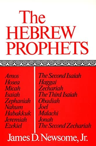 Book cover for The Hebrew Prophets by Newsome Jr., James D.
