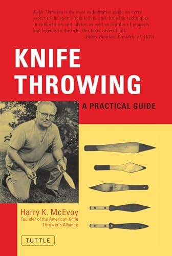 Book cover for Knife Throwing: A Practical Guide by McEvoy, Harry K.
