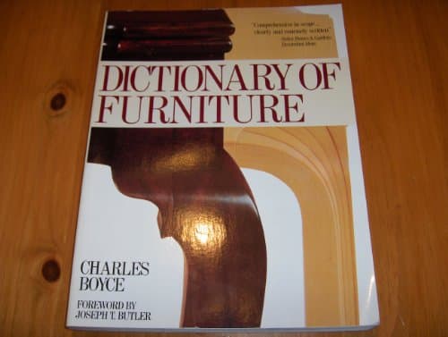 Book cover for Dictionary of Furniture by Boyce, Charles