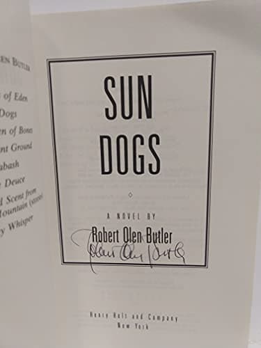 Book cover for Sun Dogs by Butler, Robert Olen