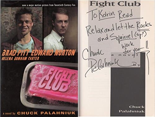 Book cover for Fight Club by Palahniuk, Chuck